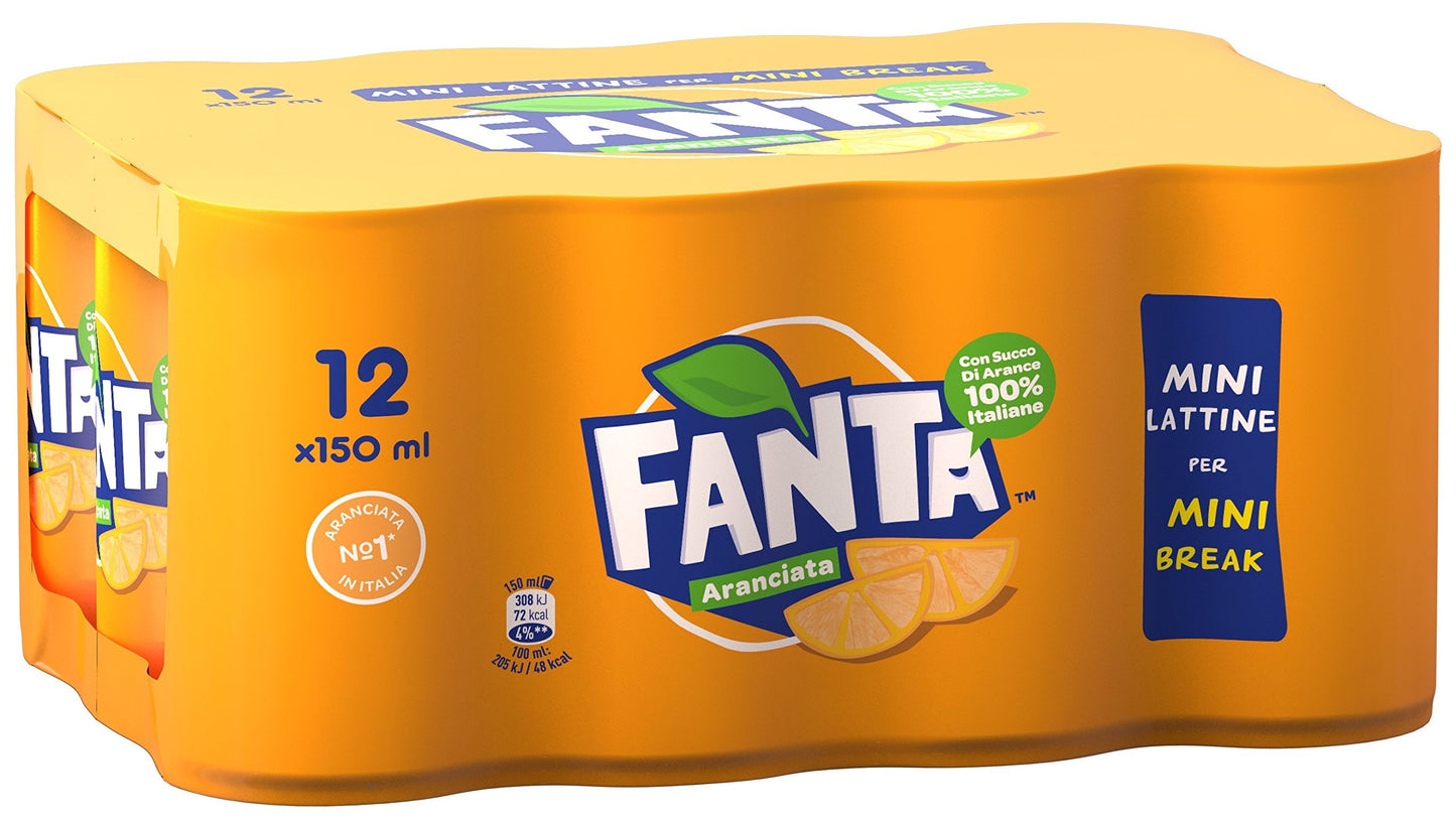 Fanta Orignal mini lattina 12x 150ml
