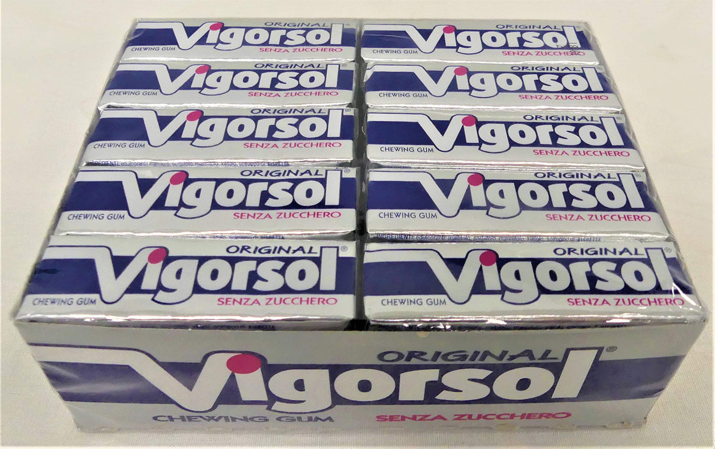 Chewingum Vigorsol Original Stick - Senza Zucchero - 40 Confezioni