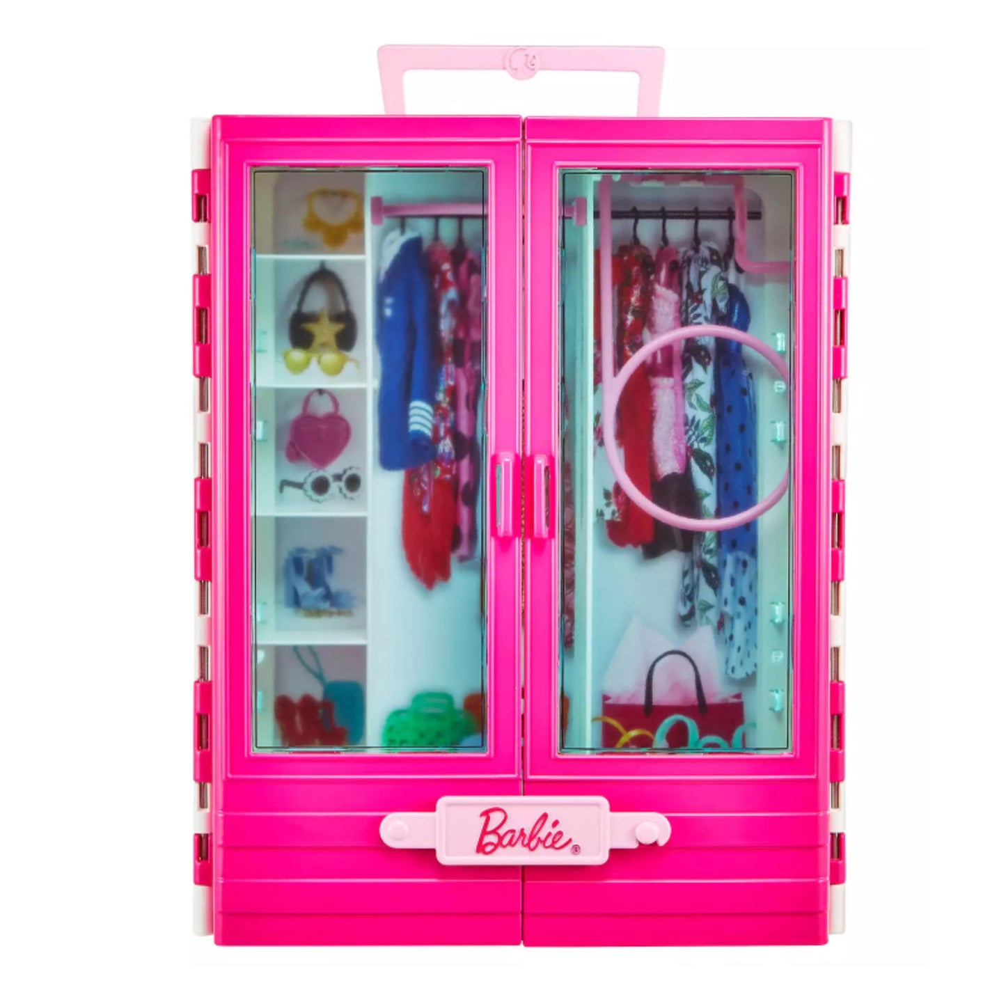 Mattel - Set Barbie + Ken + Auto Cabrio + Armadio (Accessori Non Inclusi)