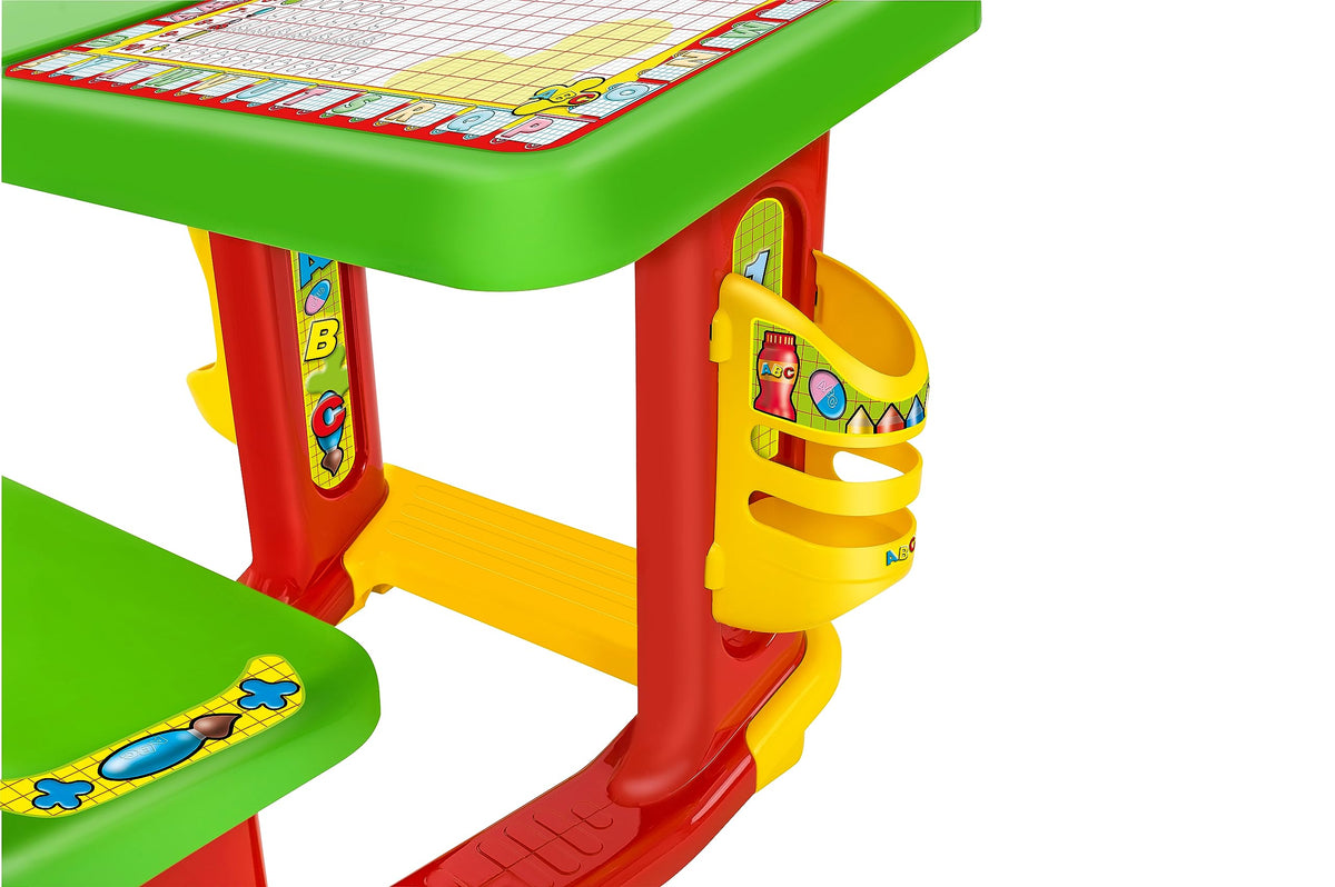 Grand Soleil 41870 - Banco Scuola per Bambini ABC - 100% Made in Italy - Globo Giocattoli