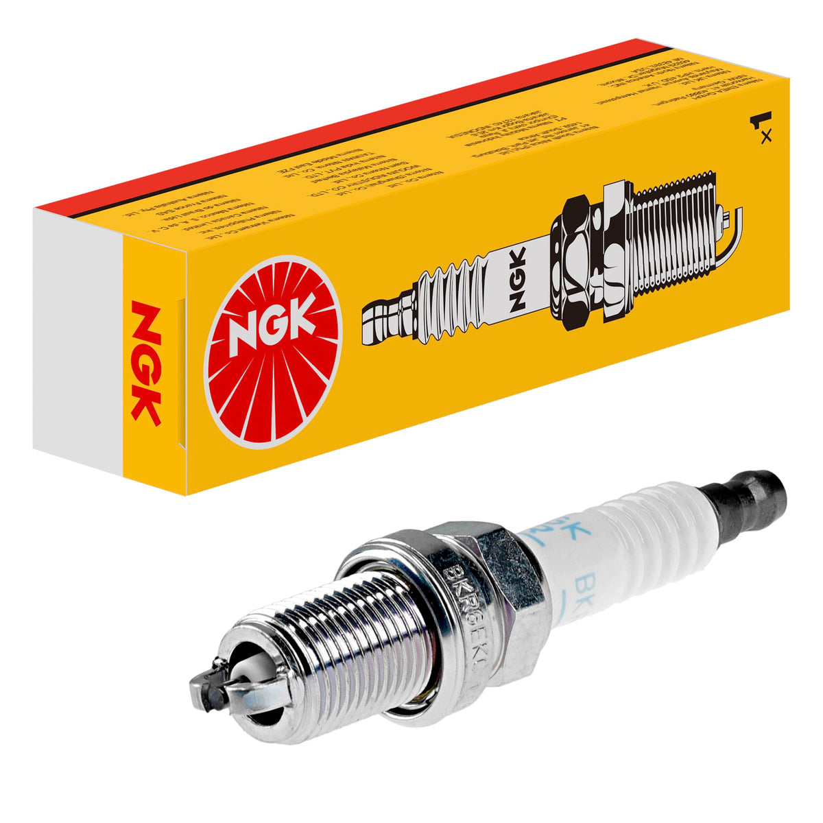 Candela di accensione NGK BKR5EKC, 5216 | Yellow Box | 1 pezzo