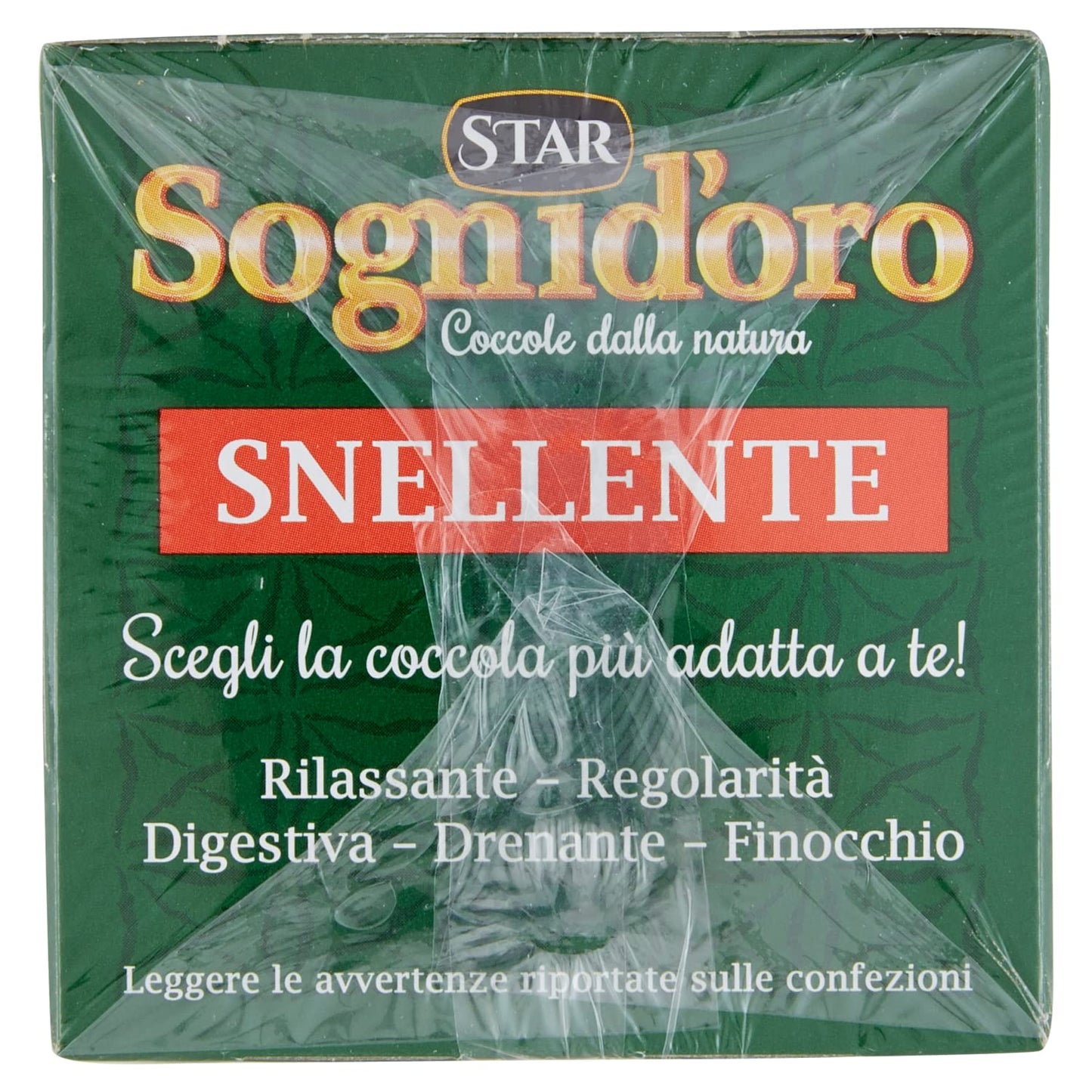 Sognid'oro - Tisana Snellente , con Te' Verde, Guarana' e Liquirizia, 20 filtri - 40 g