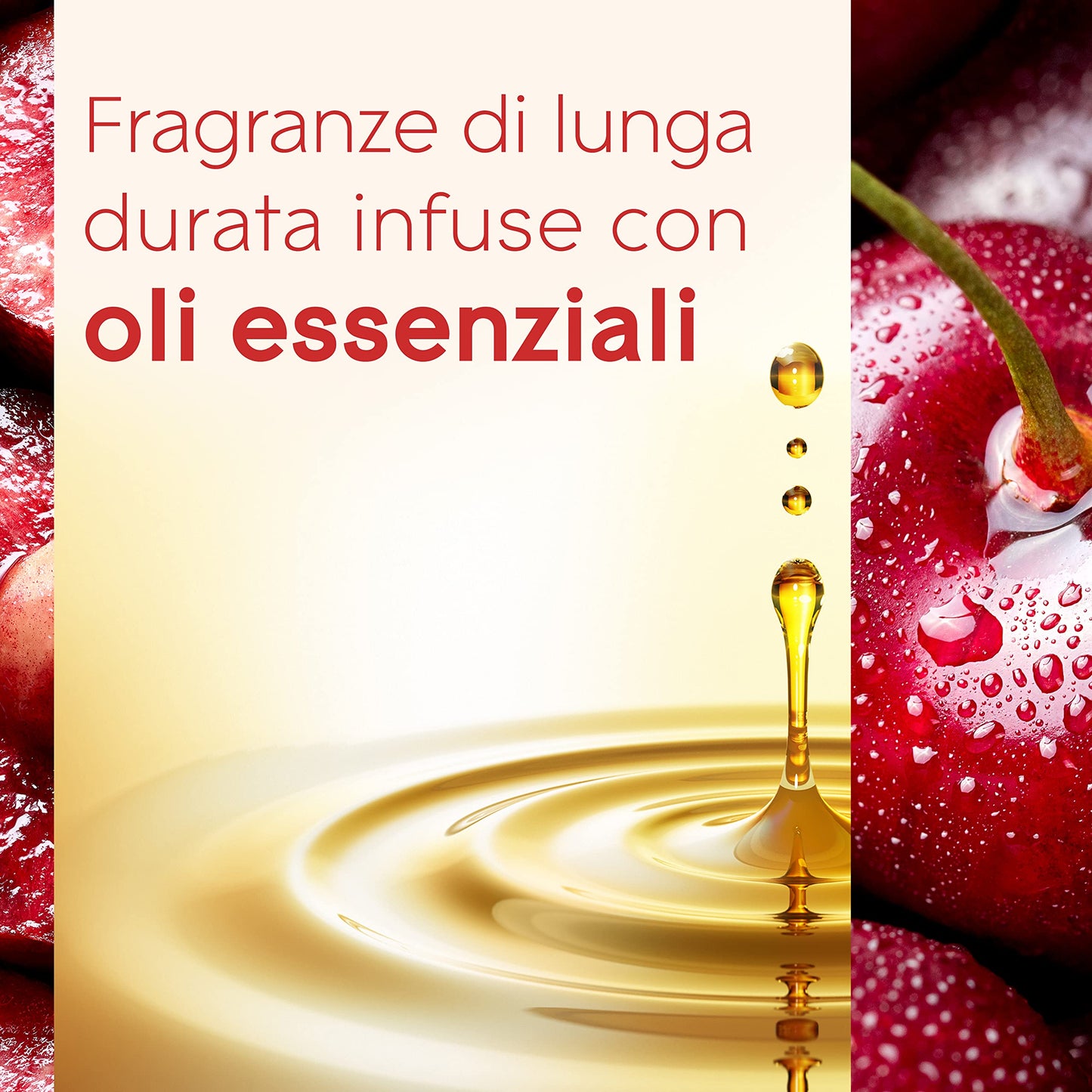 Glade Automatic Spray Ricarica, Profumatore per Ambienti, Fragranza Luscious Cherry & Peony, 1 Ricarica da 269 ml