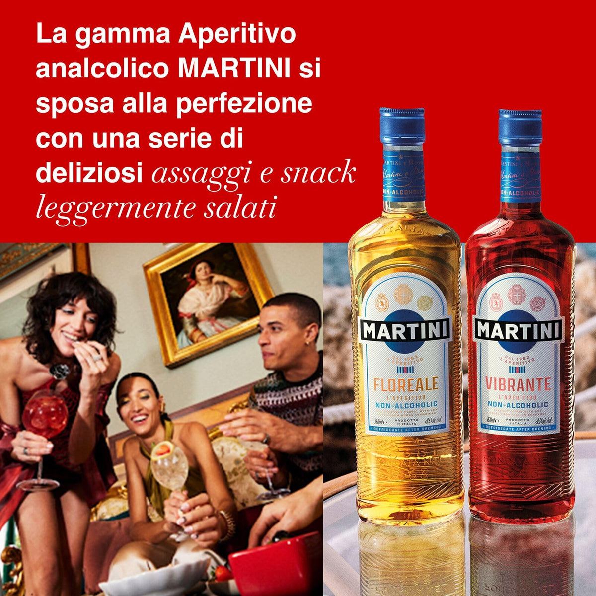 MARTINI Floreale, 75cl / 750ml, Aperitivo Analcolico Infuso con Erbe Botaniche