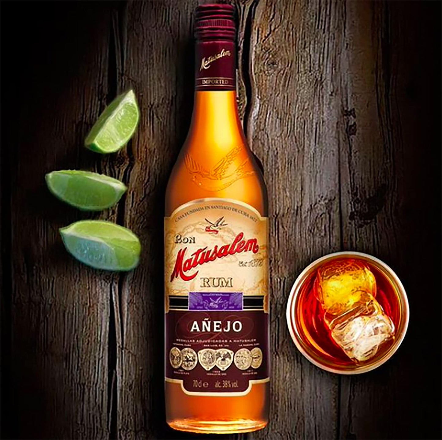 Matusalem - Añejo, Miscela di Rum Scuri Invecchiati di Alta Qualità, 100 cl