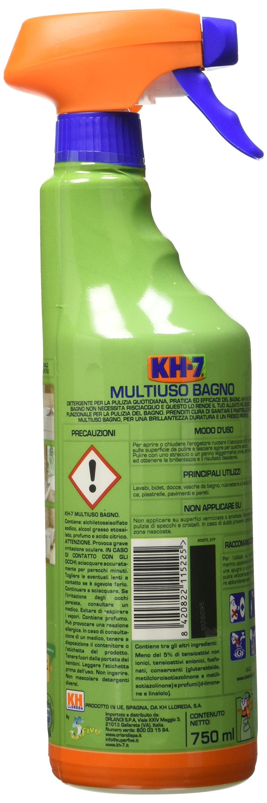 Kh7 Igienizzante Multiuso Bagno - 750 ml