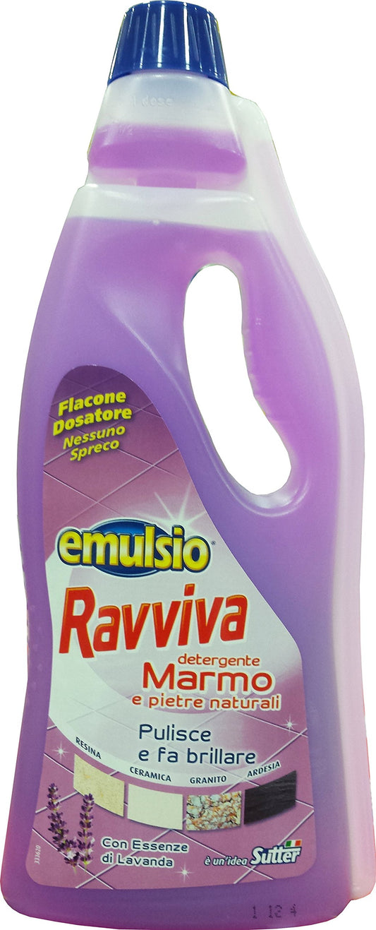 12 x EMULSIO Lavapavimenti Per Marmo Lavanda 750 ML
