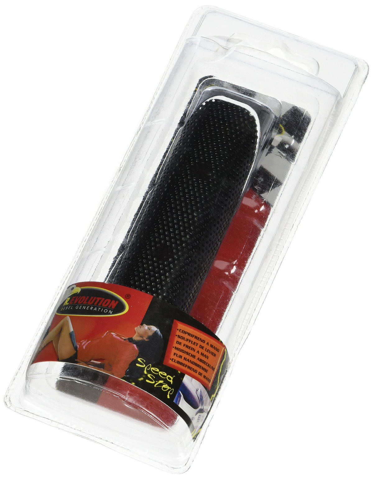 Bottari 13526 Speed-Stop PVC Alluminio Coprifreno Mano, Nero