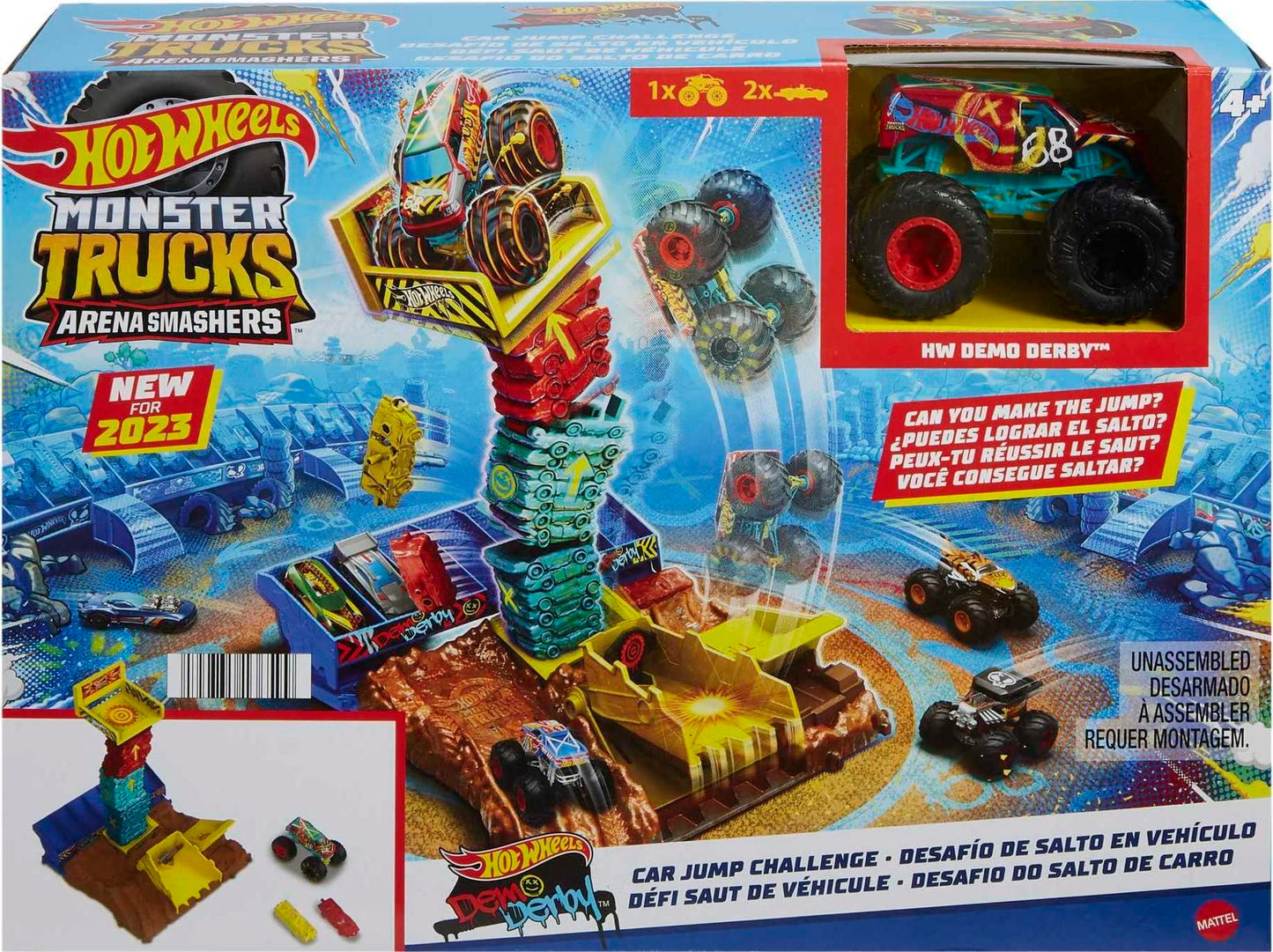Hot Wheels - Monster Trucks: Playset Arena Smashers
