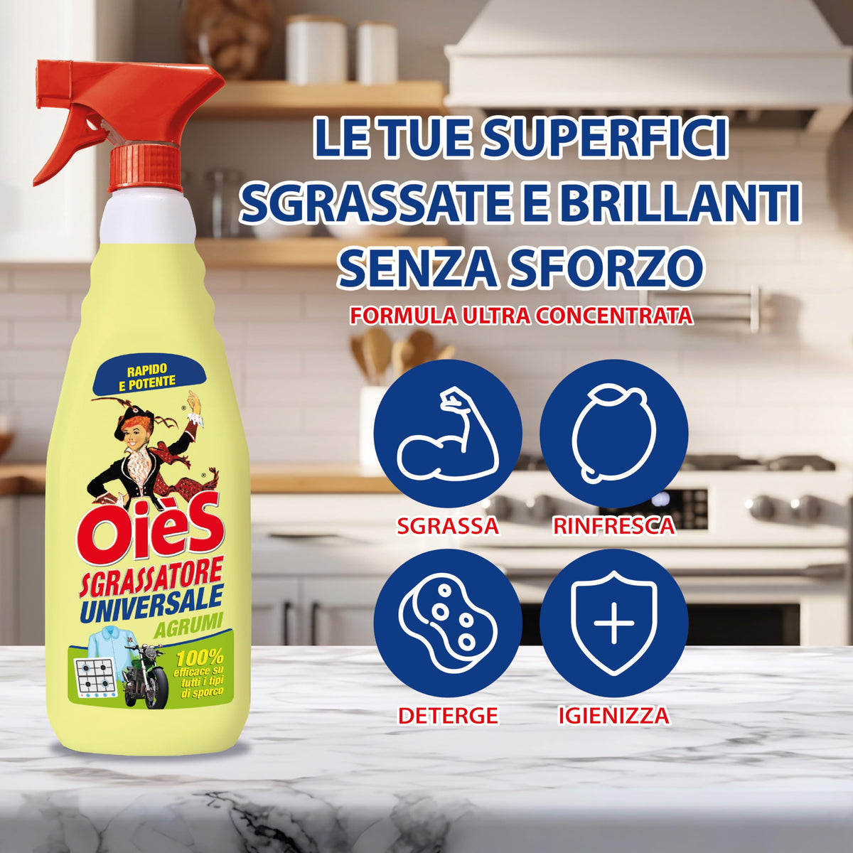 OièS Sgrassatore Universale - Agrumi e Fiori