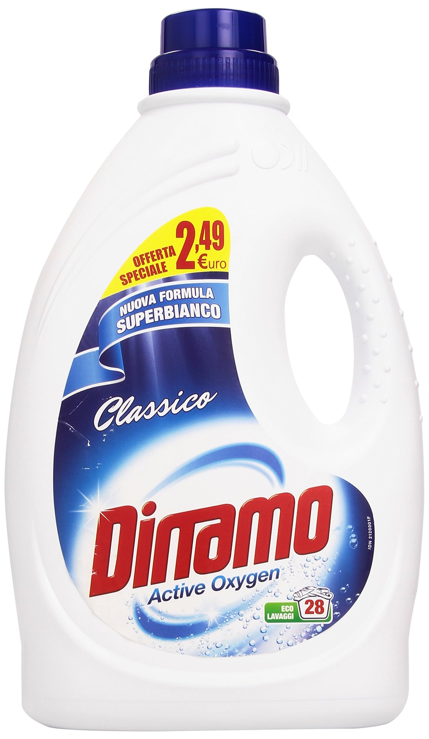 Dinamo - Classico Detersivo Liquido per Bucato a Mano e in Lavatrice - 1848 ml