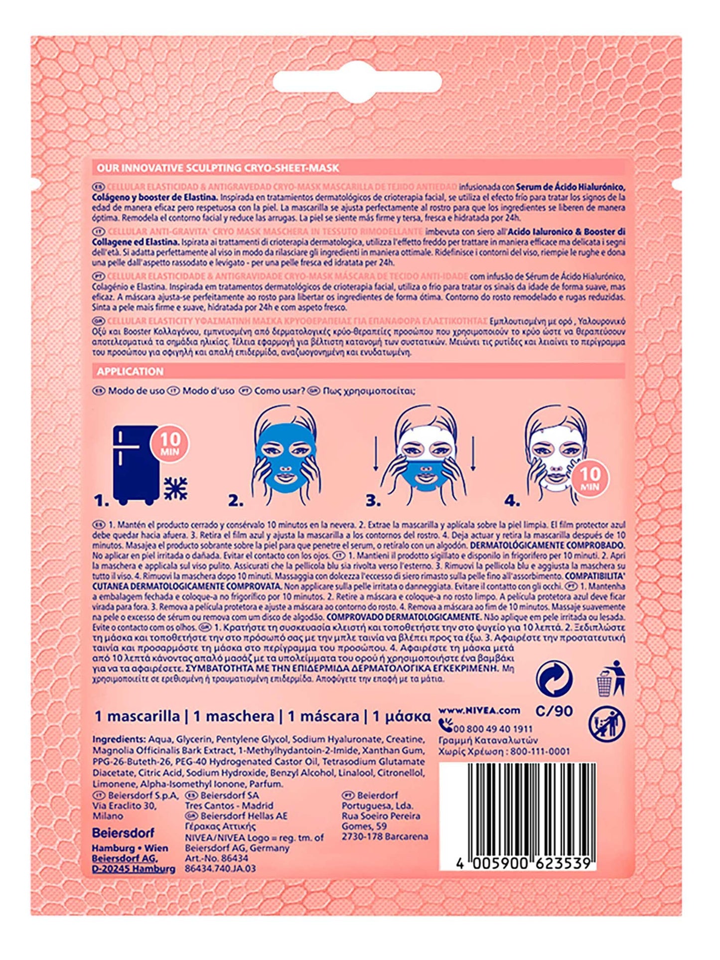 NF CELL Expert Lift Maschera in Tessuto