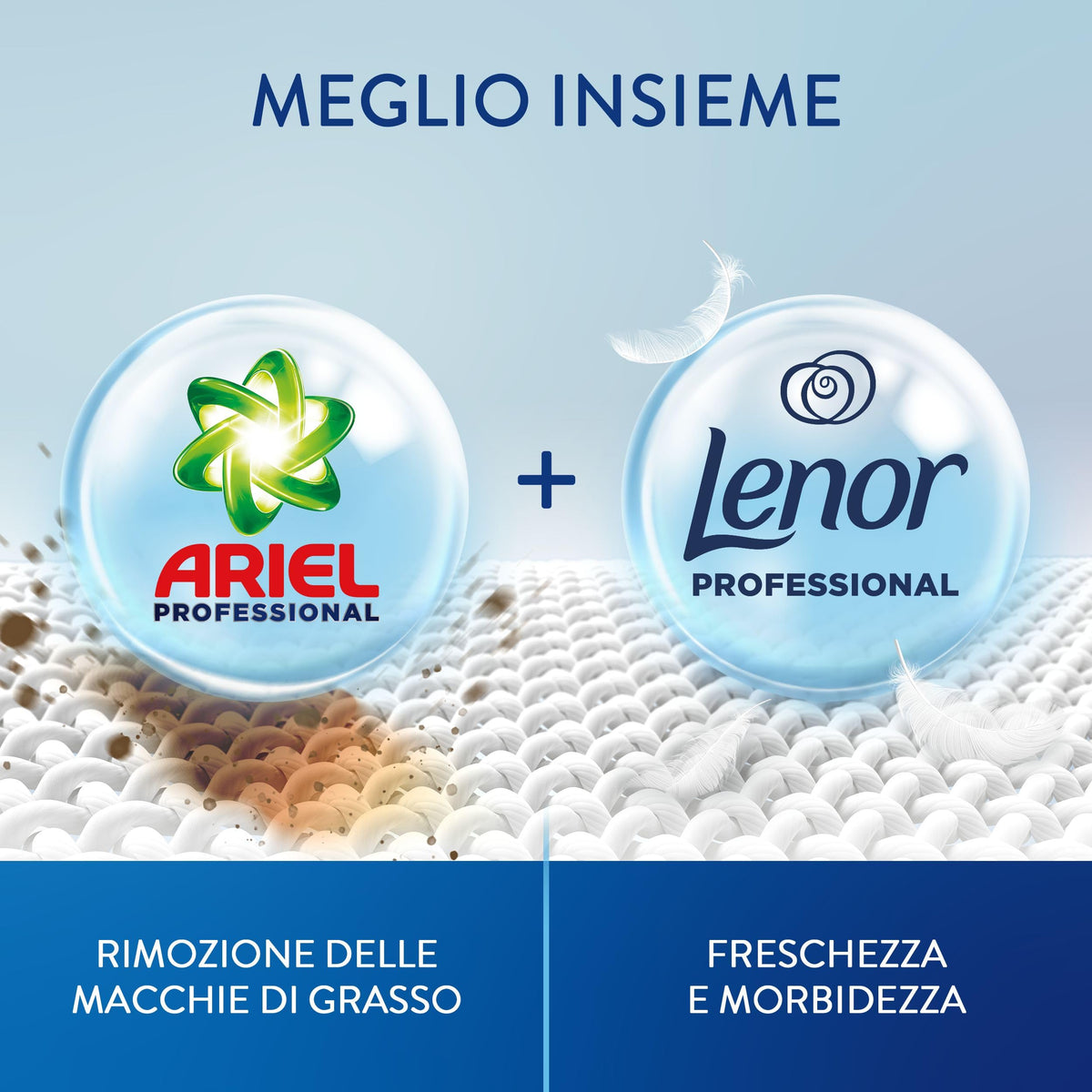 Lenor Professional Ammorbidente Concentrato, 600 Lavaggi (200 x 3), 12L (4L x 3), Brezza Estiva, Morbidezza Irresistibile e Freschezza Duratura, Per Bucato Professionale