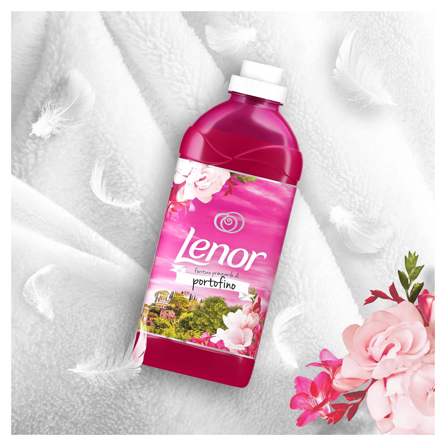 Lenor Ammorbidente Concentrato Lavatrice, 22 Lavaggi, Atmosfera D'Italia Portofino, Azione Ammorbidente, Freschezza Duratura, Per Tutti i Capi