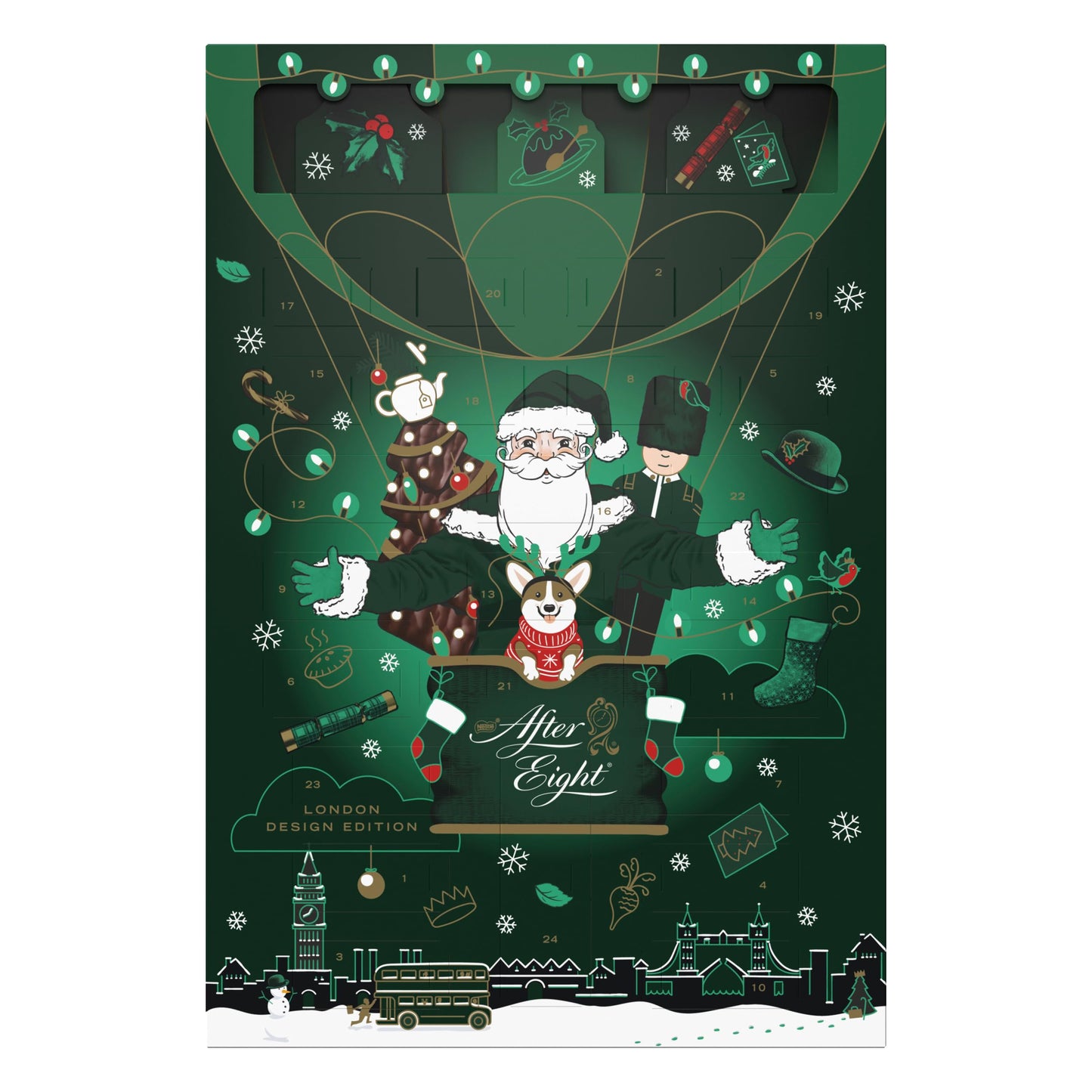 After Eight Calendario dell'Avvento con cioccolato e menta 199 g