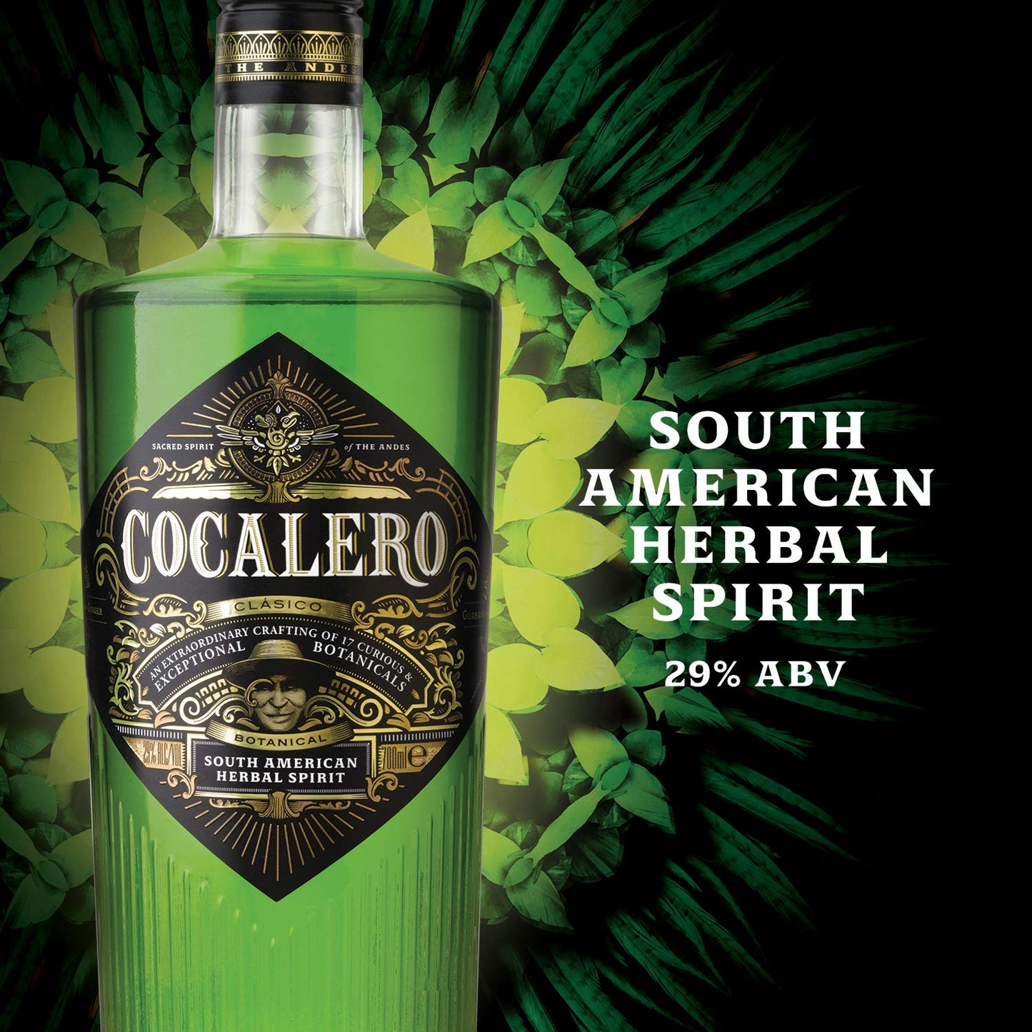 Cocalero CLÁSICO South American Herbal Liqueur 29% Vol. 0,7l