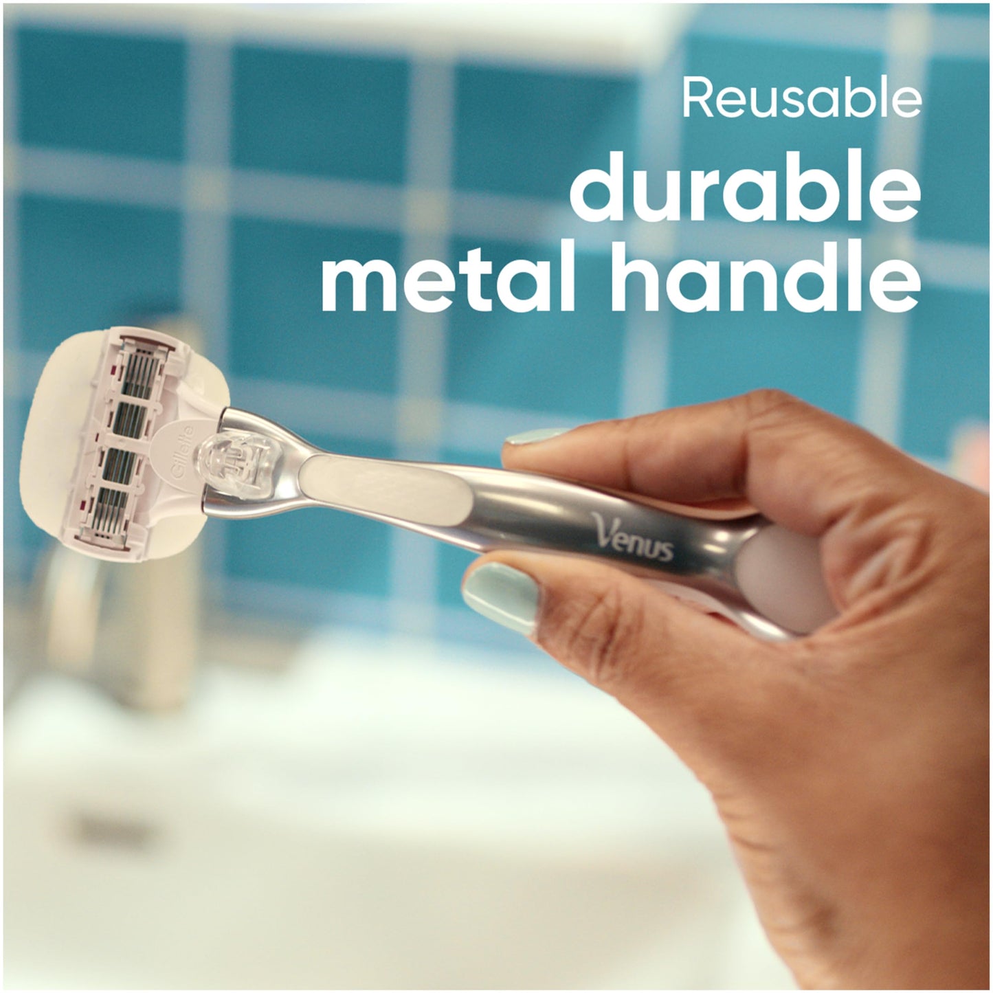 Gillette Venus Comfortglide Sensitive Lamette di ricambio per Rasoio da Donna, 3 Ricariche