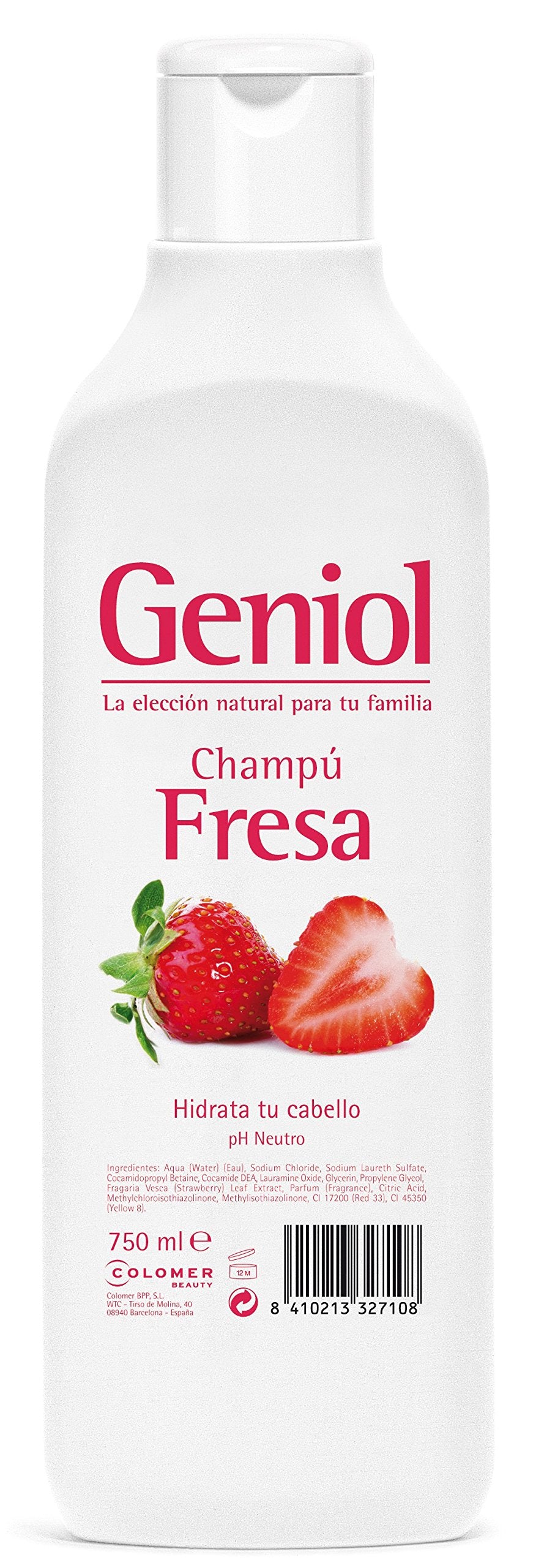 GENIOL - STRAWBERRY shampoo 750 ml-unisex