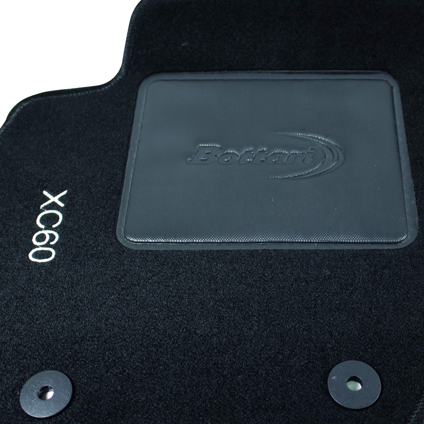 Bottari 39109 Set Tappeti Auto su Misura in Moquette per modello XC60 , Nero, 4 Pezzi