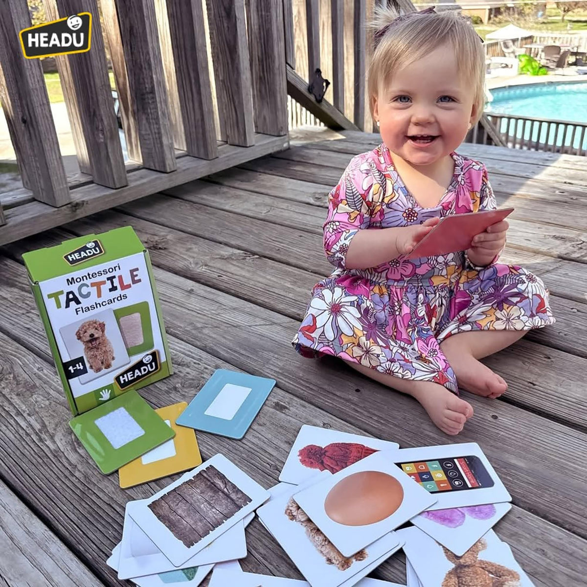 Headu Flashcards Tactile Montessori Osserva Tocca E Senti