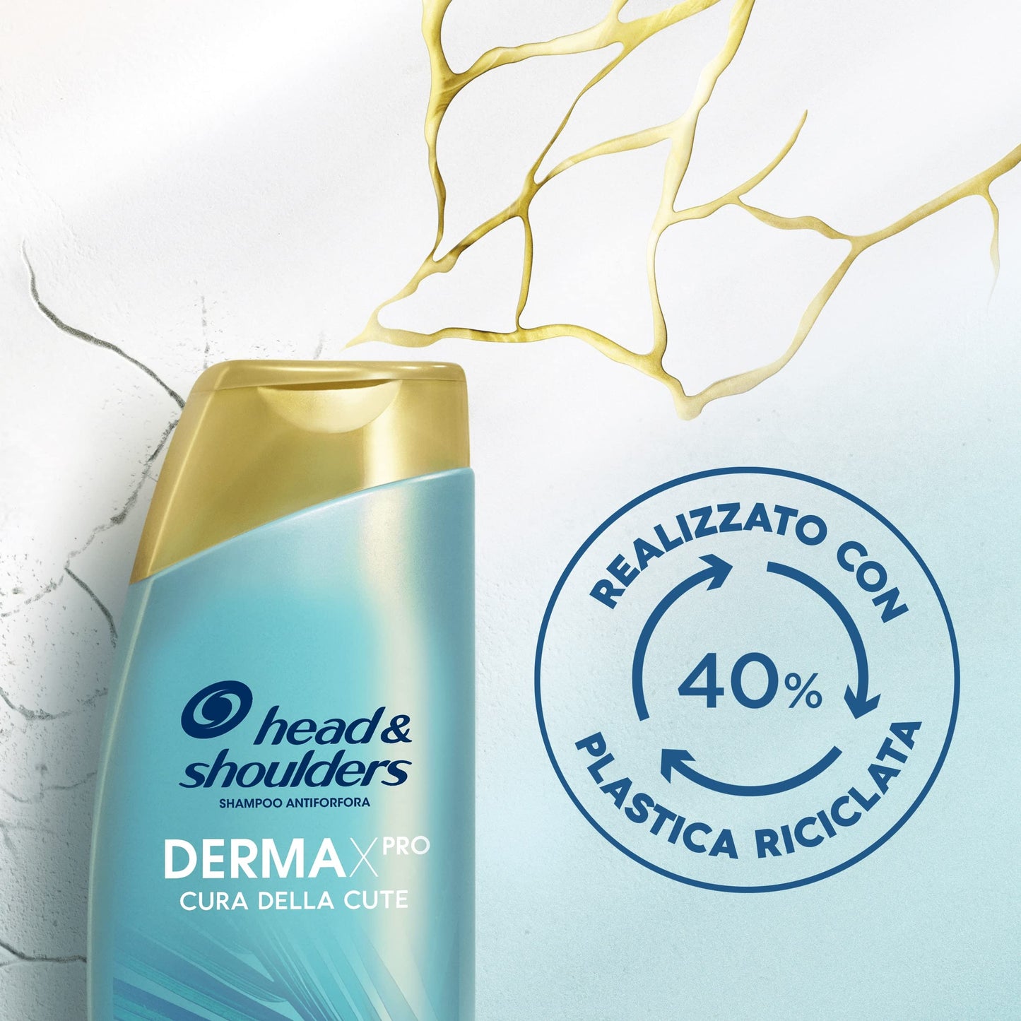 Head & Shoulders DERMAXPRO Shampoo Antiforfora Azione Ristrutturante Per La Cute Molto Secca, Con Olii Di Argan E Avocado, Aloe Attiva, Vitamina E, 225 ml