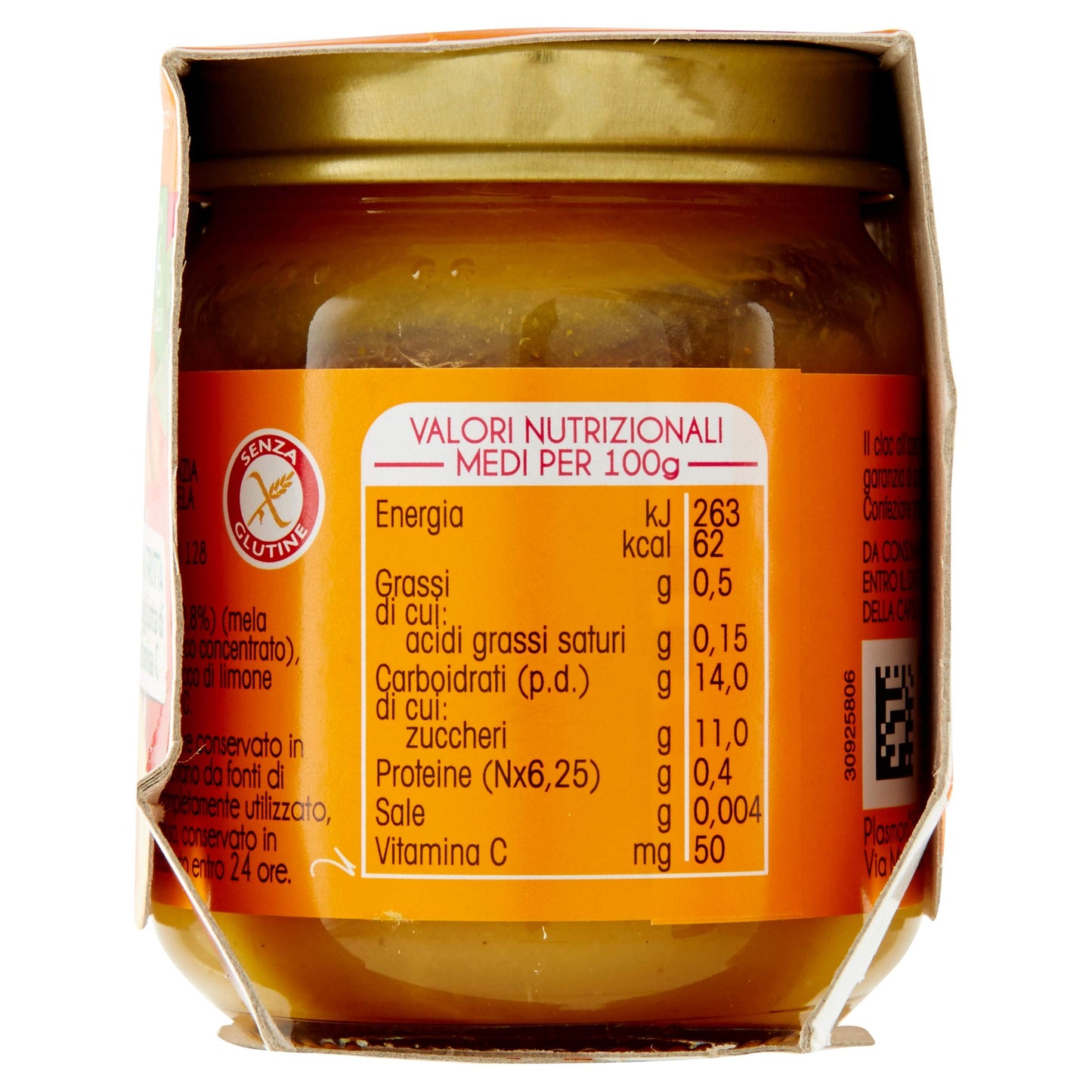 Plasmon Omogeneizzato Mela e Albicocca 2x104g