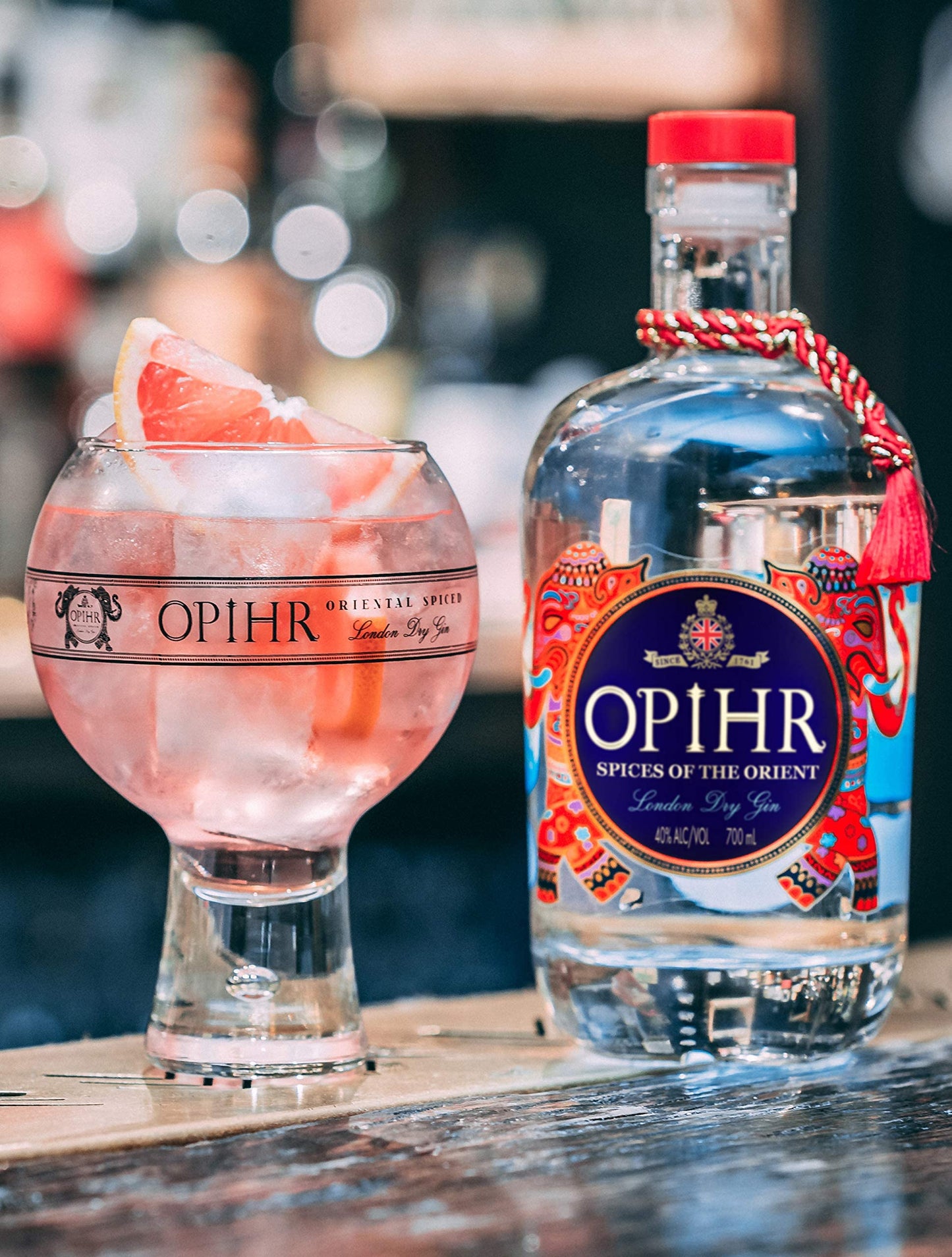 Opihr Gin, Spices of the Orient London Dry Gin, con botaniche raccolte a mano, 70 cl 40% vol