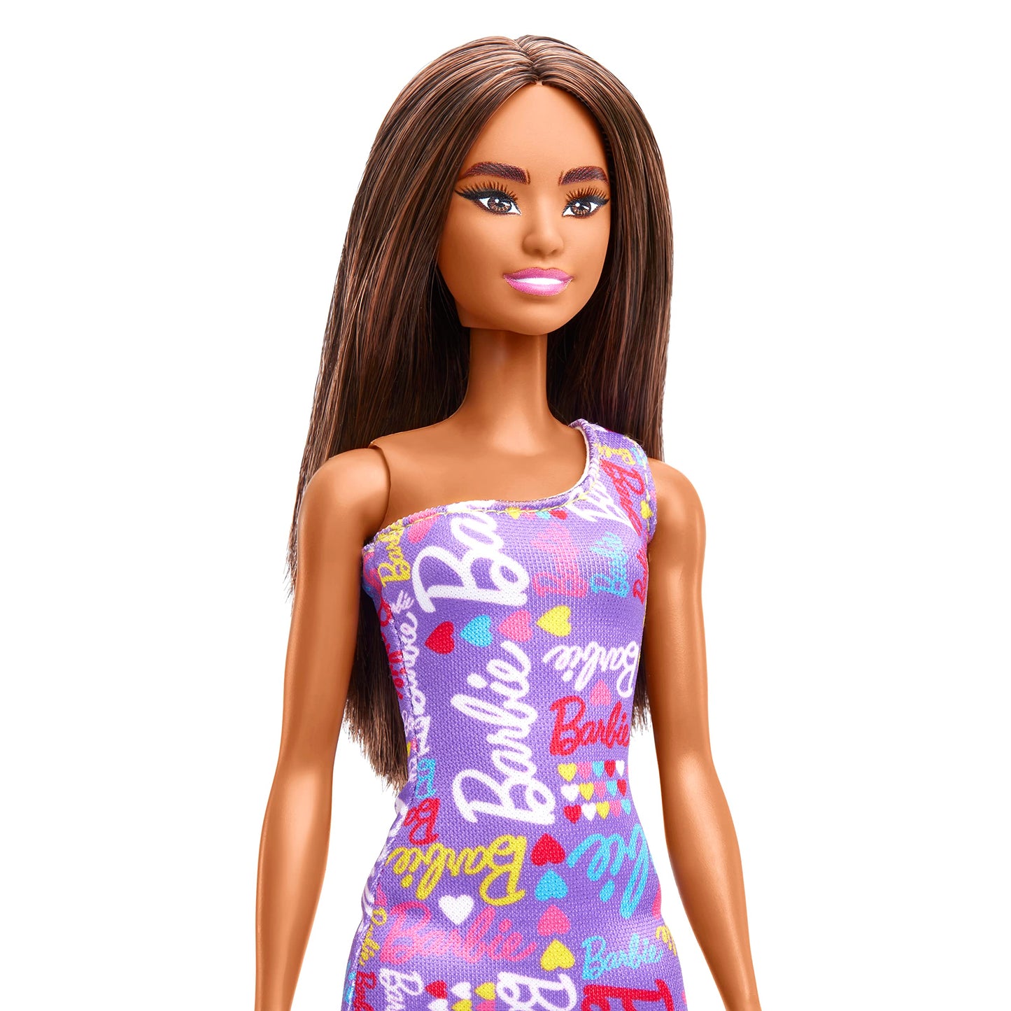 Barbie Più scuro in un vestito Barbie