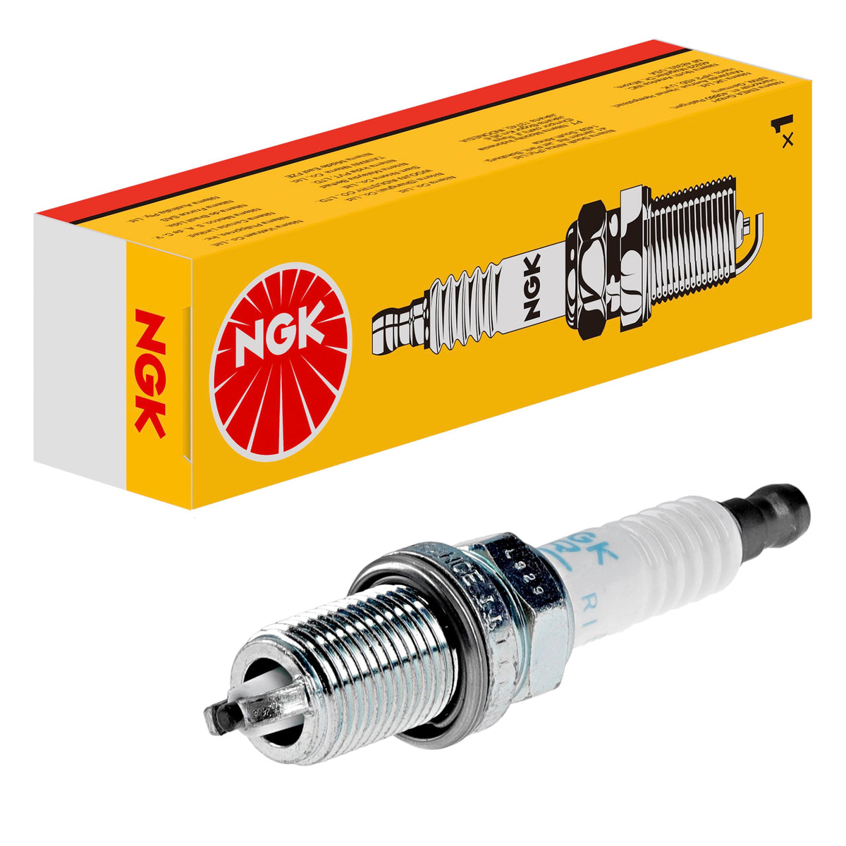 Candela di accensione NGK BKR6EK, 2288 | Yellow Box | 1 pezzo