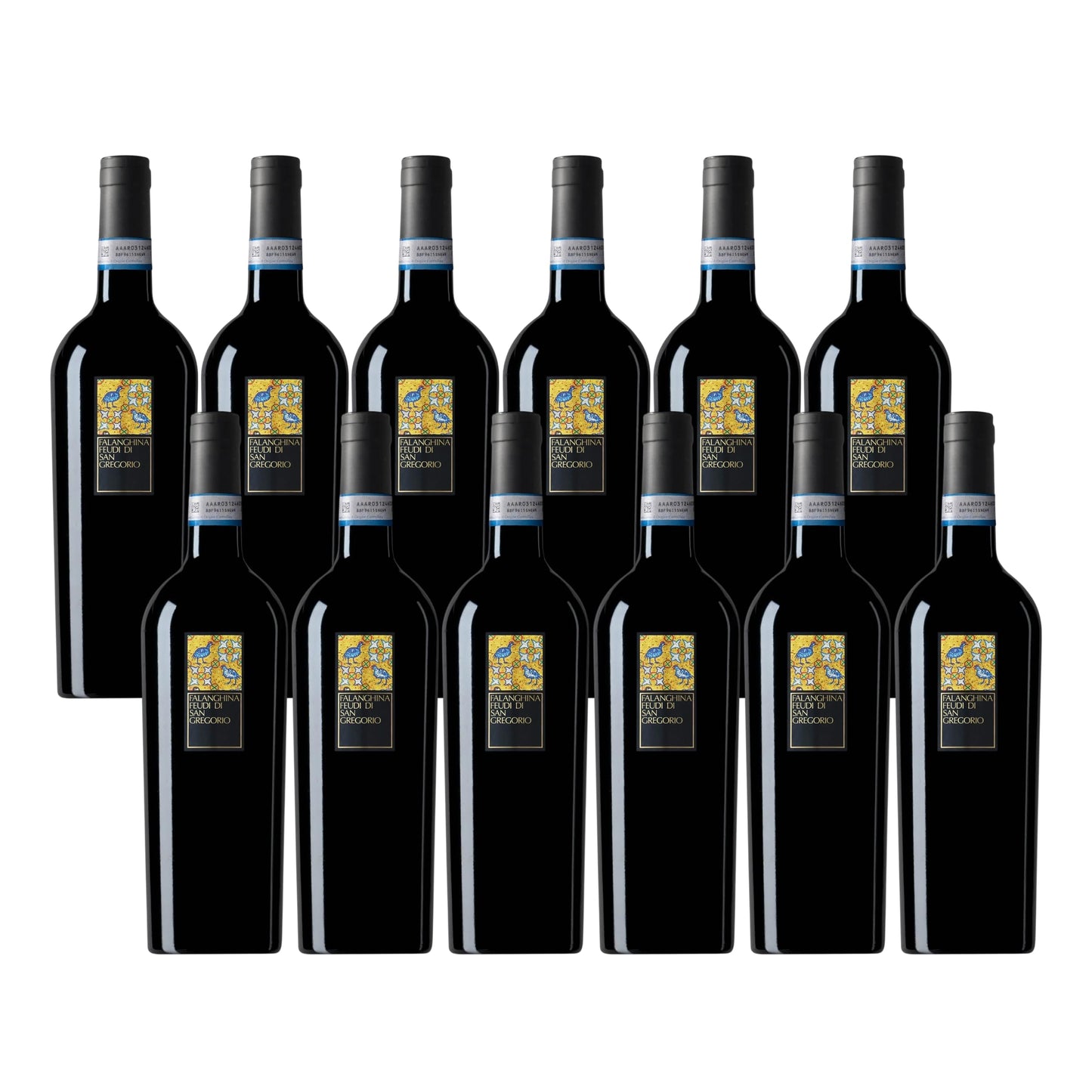 Feudi di San Gregorio - Falanghina del Sannio 2024 DOC - Vino Bianco Cassetta da 12 Bottiglie - 12,5% Vol. 375 ml (Confezione da 12 bottiglie)