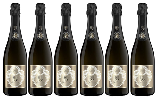 FRATELLI BERLUCCHI BRUT 25 BLANC DE BLANCS FRANCIACORTA [ 6 Bottiglie x 750mℓ ]