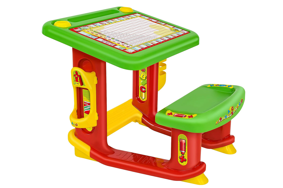Grand Soleil 41870 - Banco Scuola per Bambini ABC - 100% Made in Italy - Globo Giocattoli