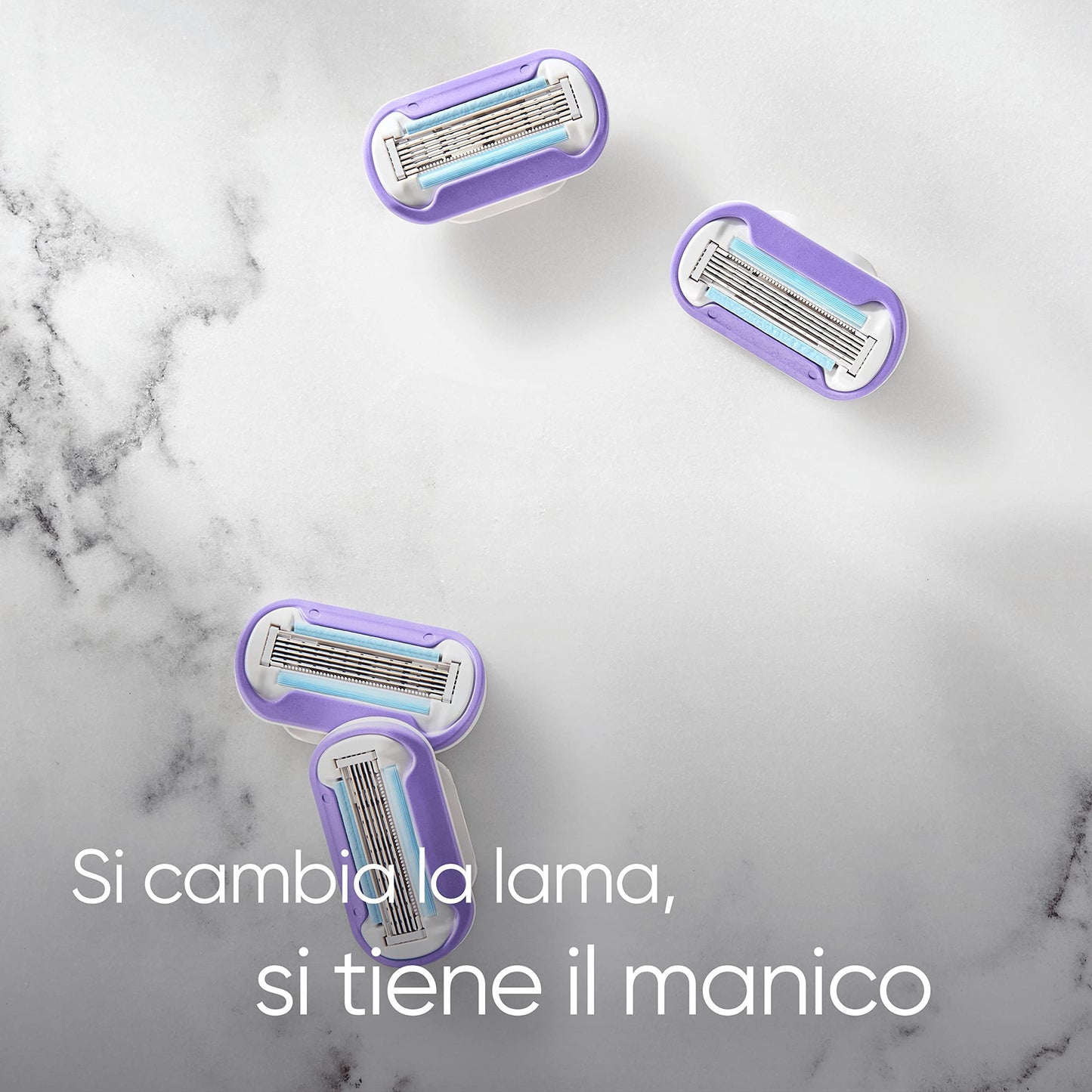 Venus Gillette Lamette Rasoi Donna Deluxe Smooth Swirl Per Rasoio A 5 Lame, Confezione Da 3