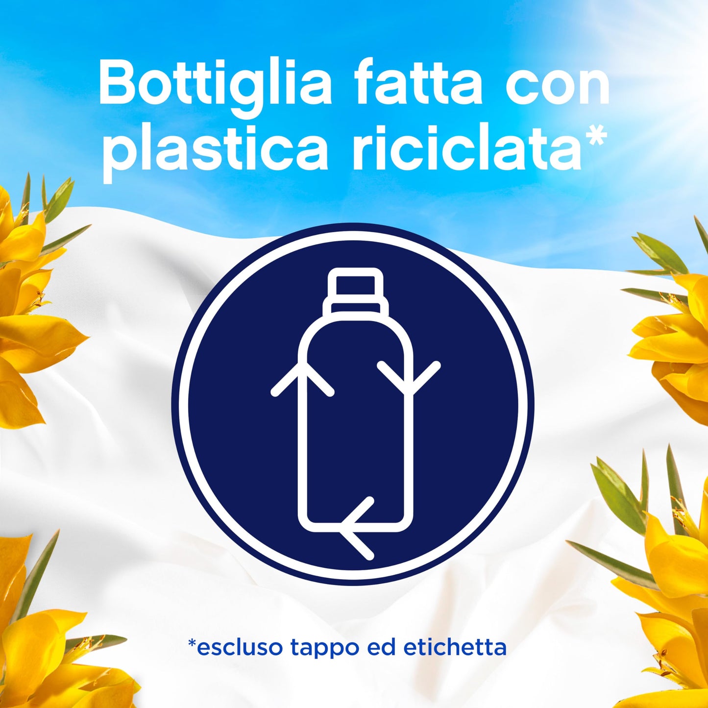 Lenor Ammorbidente Lavatrice Concentrato, 200 Lavaggi (8X25), Atmosfere D'Italia Panarea, Freschezza Di Lunga Durata E Morbidezza Di Origine Vegetale, Lenzuola Profumate Fino A 1 Settimana