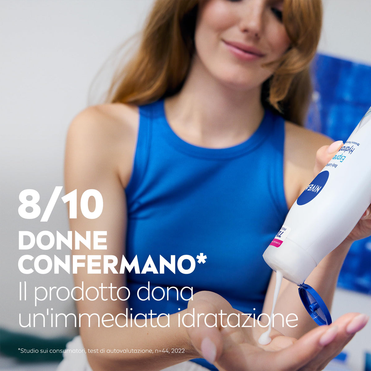 NIVEA Crema Corpo Idratante Express 250 ml, Crema idratante corpo 72h arricchita con Acido Ialuronico Puro, Minerali Marini e Siero Nutrimento Intenso, Crema corpo idratante pelle secca o normale