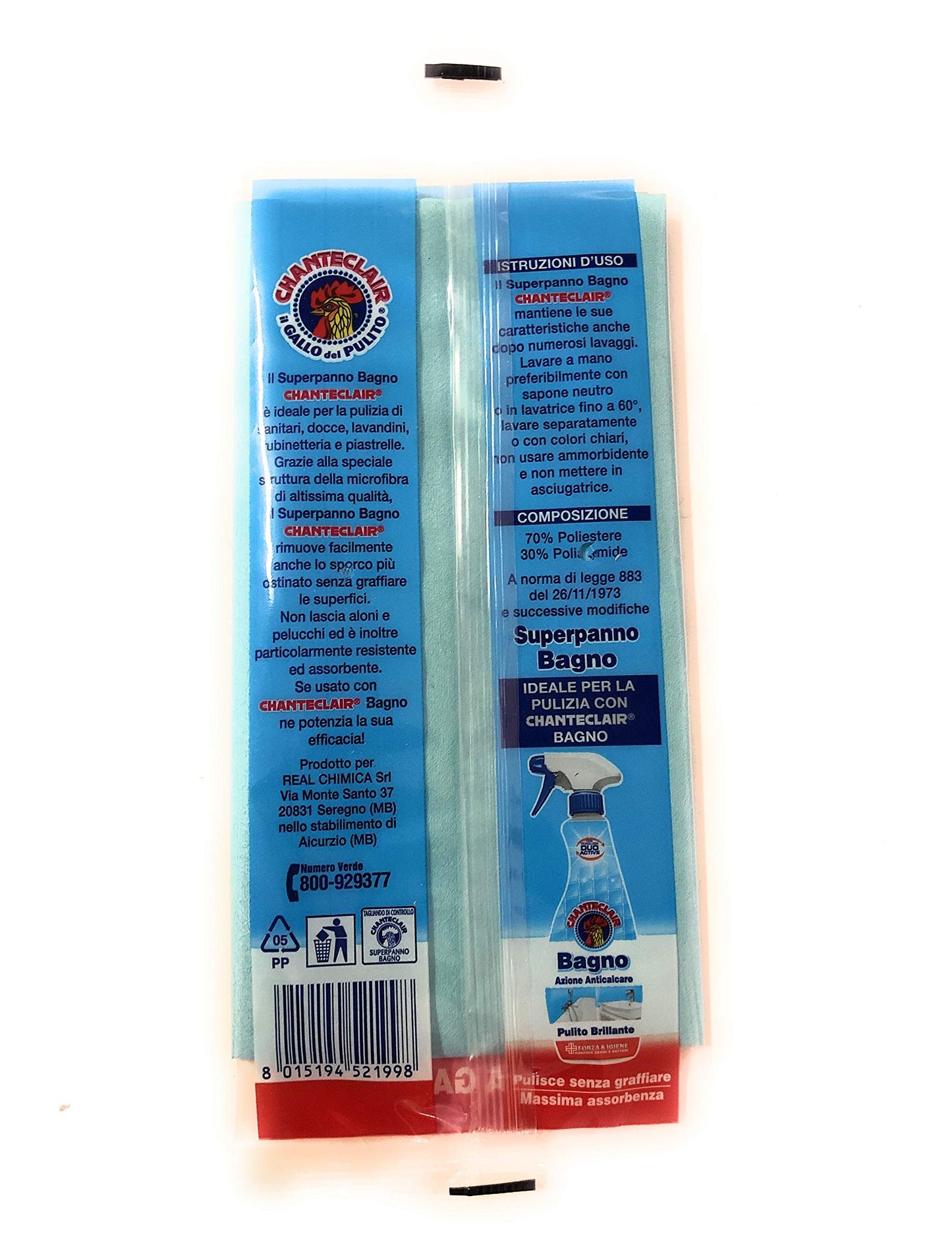 Chanteclair Superpanno Bagno in Microfibra