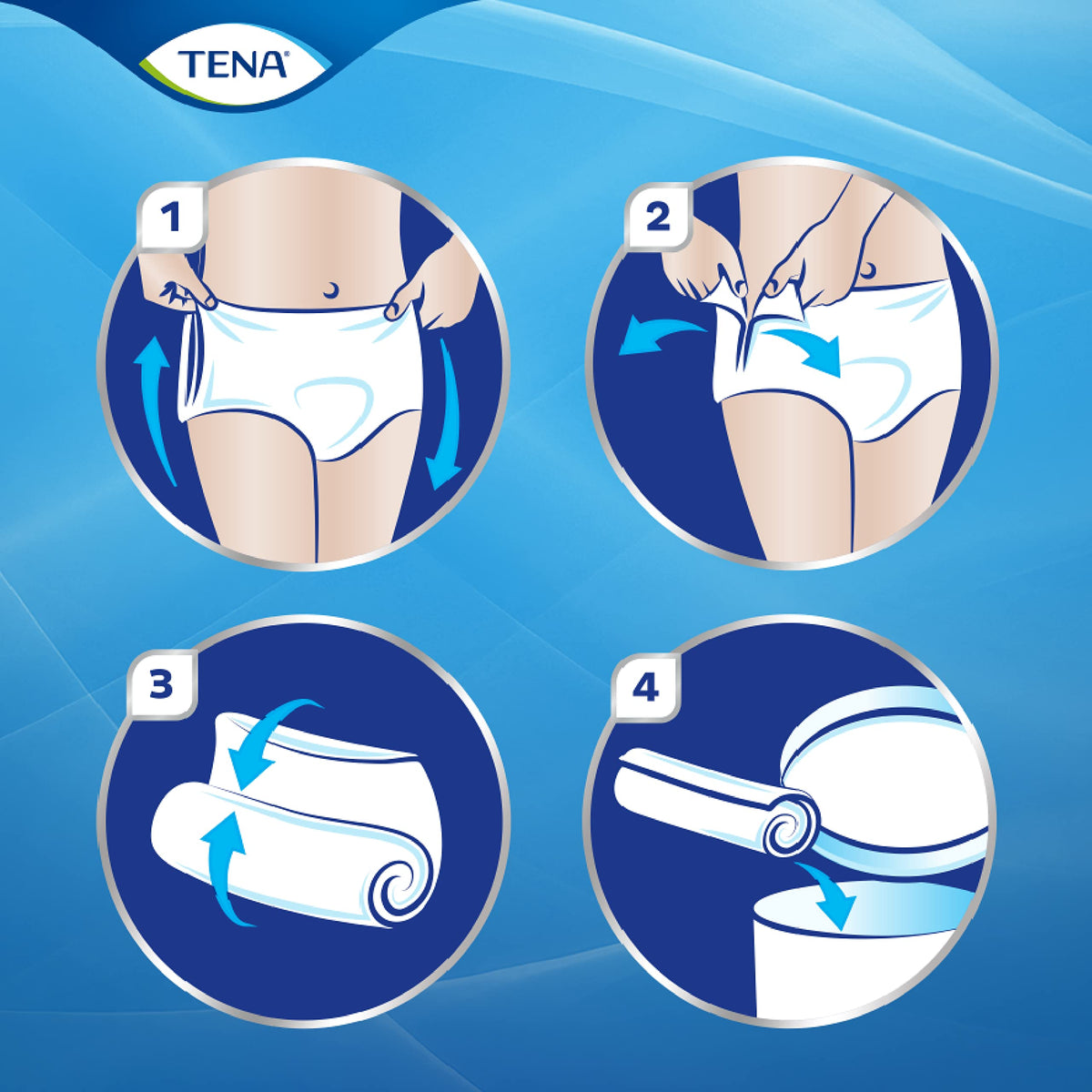 Tena - Mutande Assorbenti, Medium, 9 Mutande