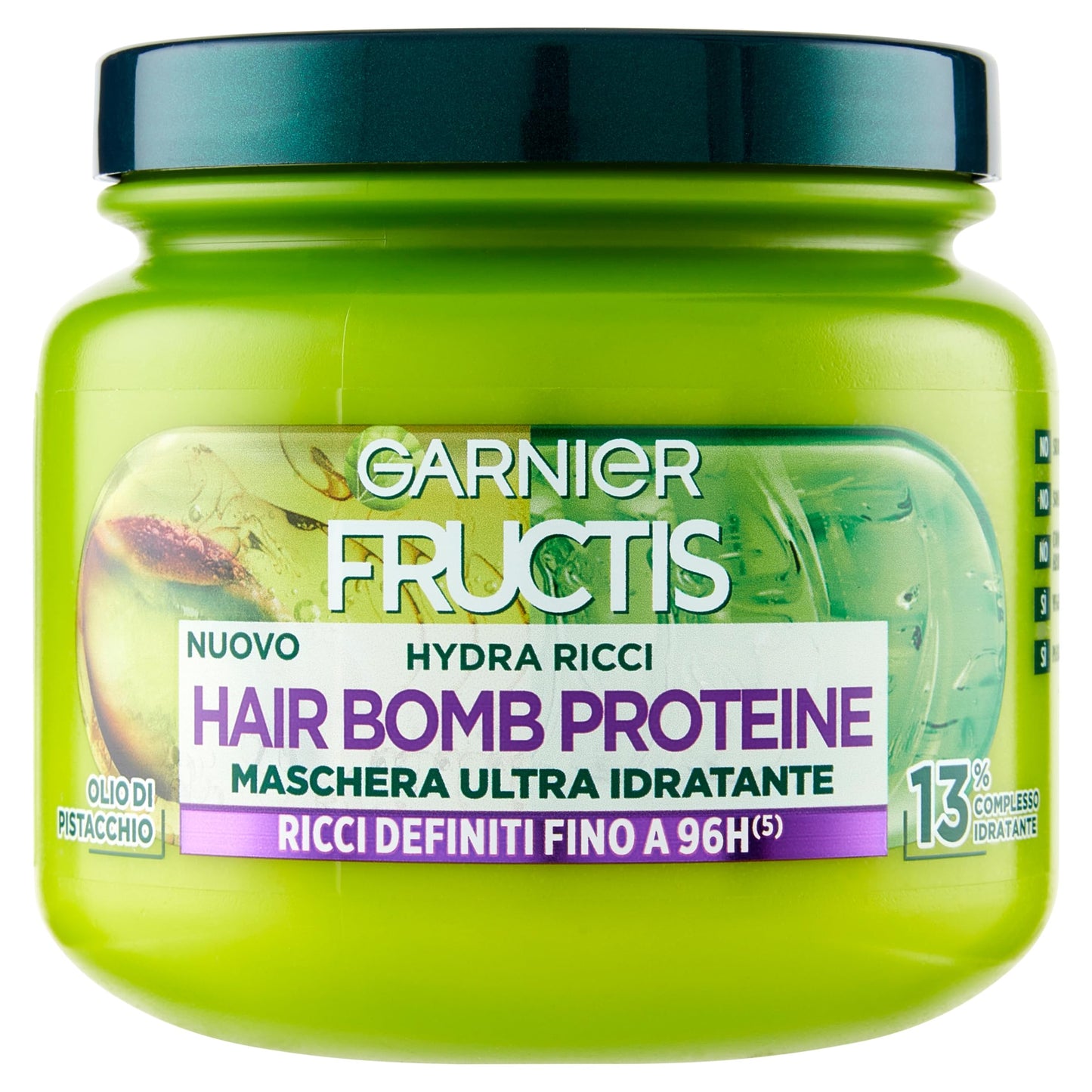 Garnier Fructis Maschera Ultra Idratante, Per Capelli da Mossi a Ricci, Anti-Crespo, Per una Chioma Morbida e Luminosa, Hydra Ricci, 320 ml