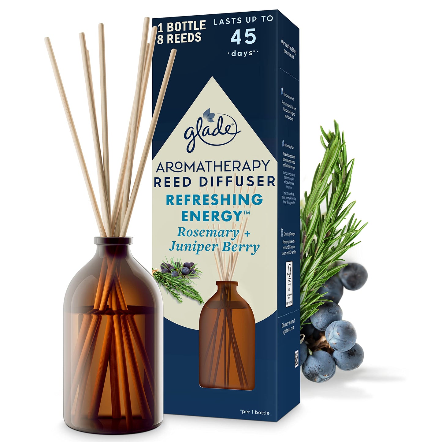 Glade® Aromatherapy- Bastoncini - Refreshing Energy Rosemary & Juniper
