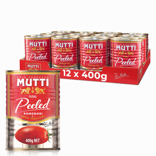 Mutti Peeled Tomatoes, 1 Pound (Pack of 12)