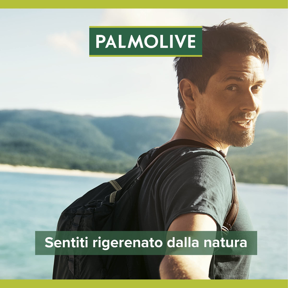 Palmolive Bagnoschiuma Men Sport 3 in 1 con oli essenziali 220ml x 6 | Docciaschiuma per uomo | Gel doccia sportivo | Profumo fresco | Detergente corpo, viso, capelli | Dermatologicamente testato