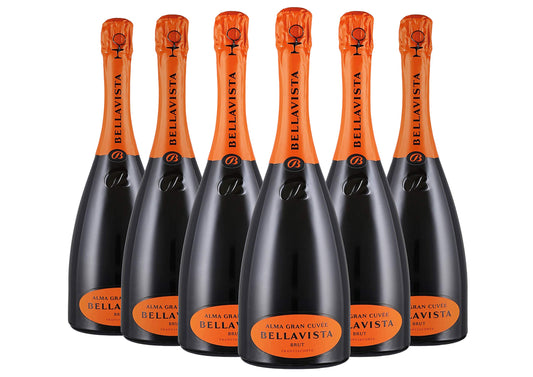 Franciacorta DOCG Alma Gran Cuvée box da 6 bottiglie Bellavista 0,75 L