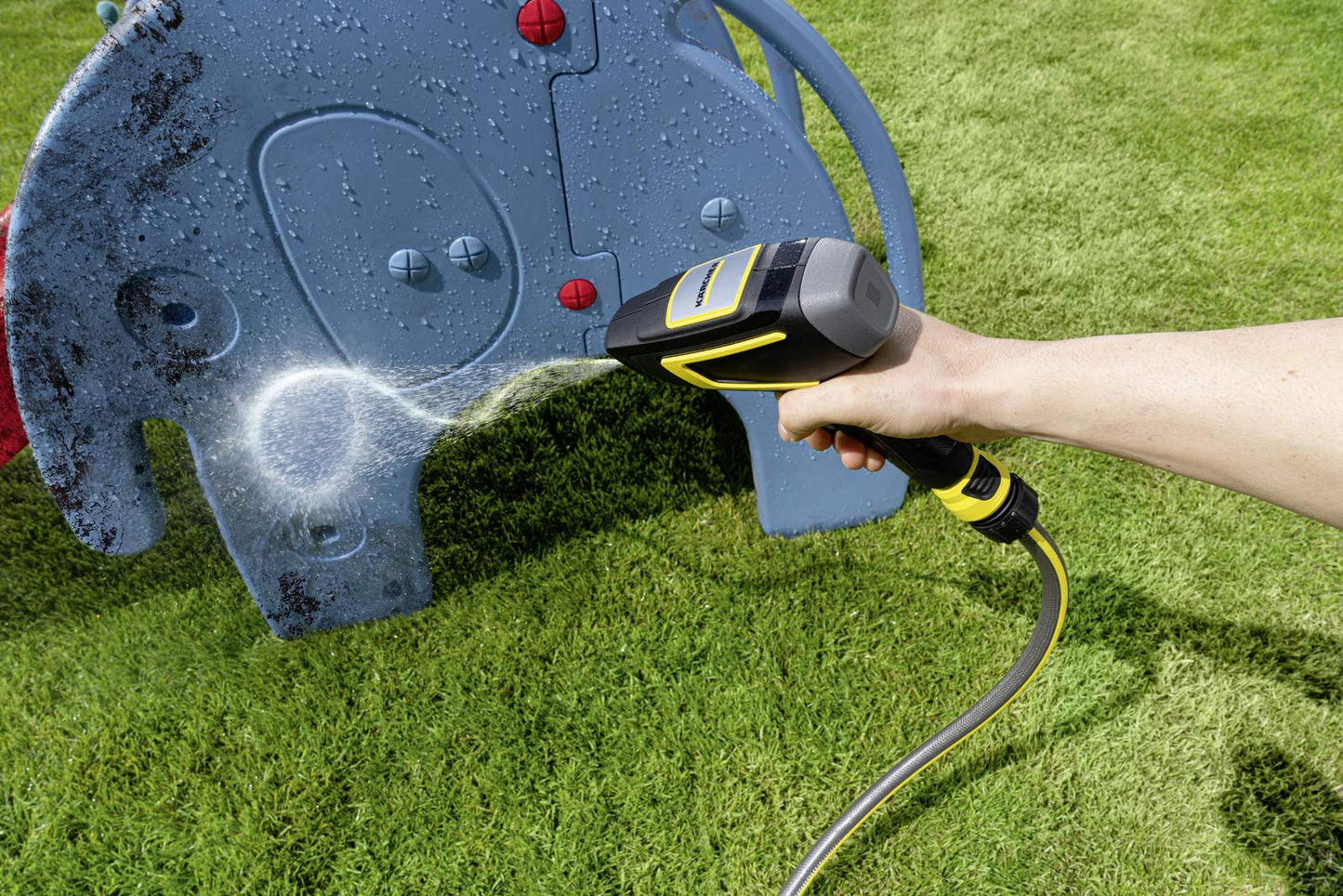 Kärcher WBS 3 Idropistola - Portata Max 583 l/h, Pressione Max. 10bar - Batterie AA Incluse