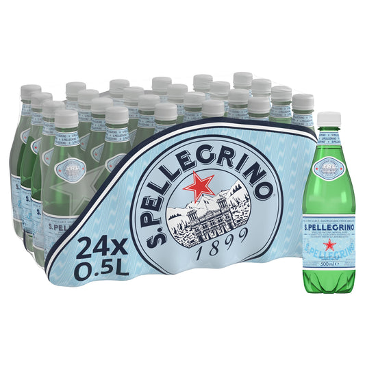 Acqua Minerale Naturale Frizzante San Pellegrino 24x500ml
