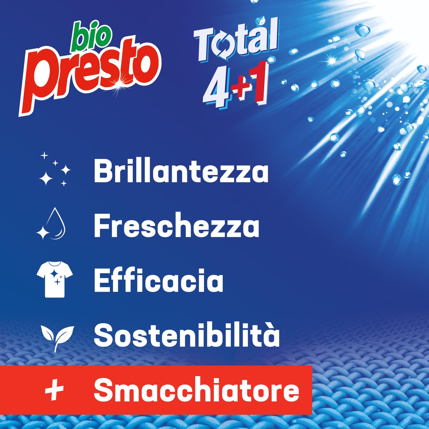 Bio Presto Liquido Classico Detersivo Lavatrice Liquido, Nuova Formula con Smacchiatore, 4 Confezioni da 35 Lavaggi, Totale 140 Lavaggi