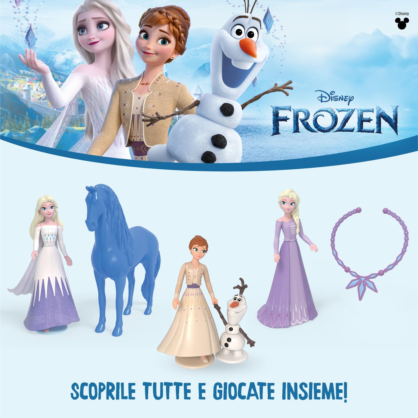Kinder GranSorpresa Gigante Disney Frozen - Uovo di Pasqua Kinder 2025 di Finissimo Cioccolato al Latte con Sorpresa Disney Frozen, Idea Regalo Pasqua, 320 Grammi