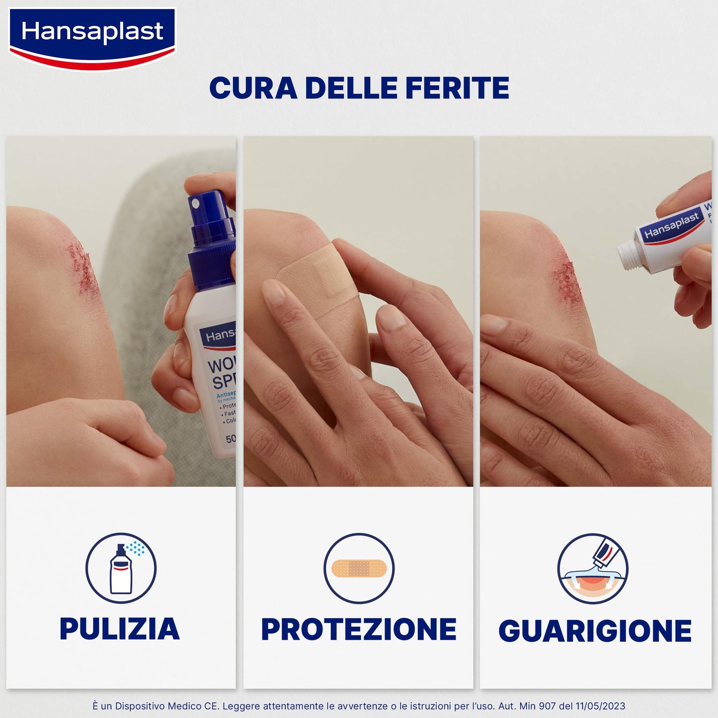 Hansaplast Cerotti FROZEN 2, Cerotti bambini con Anna, Elsa e Olaf, Cerotti impermeabili delicati sulla pelle e facili da rimuovere, 1 confezione da 20 pezzi in 2 formati