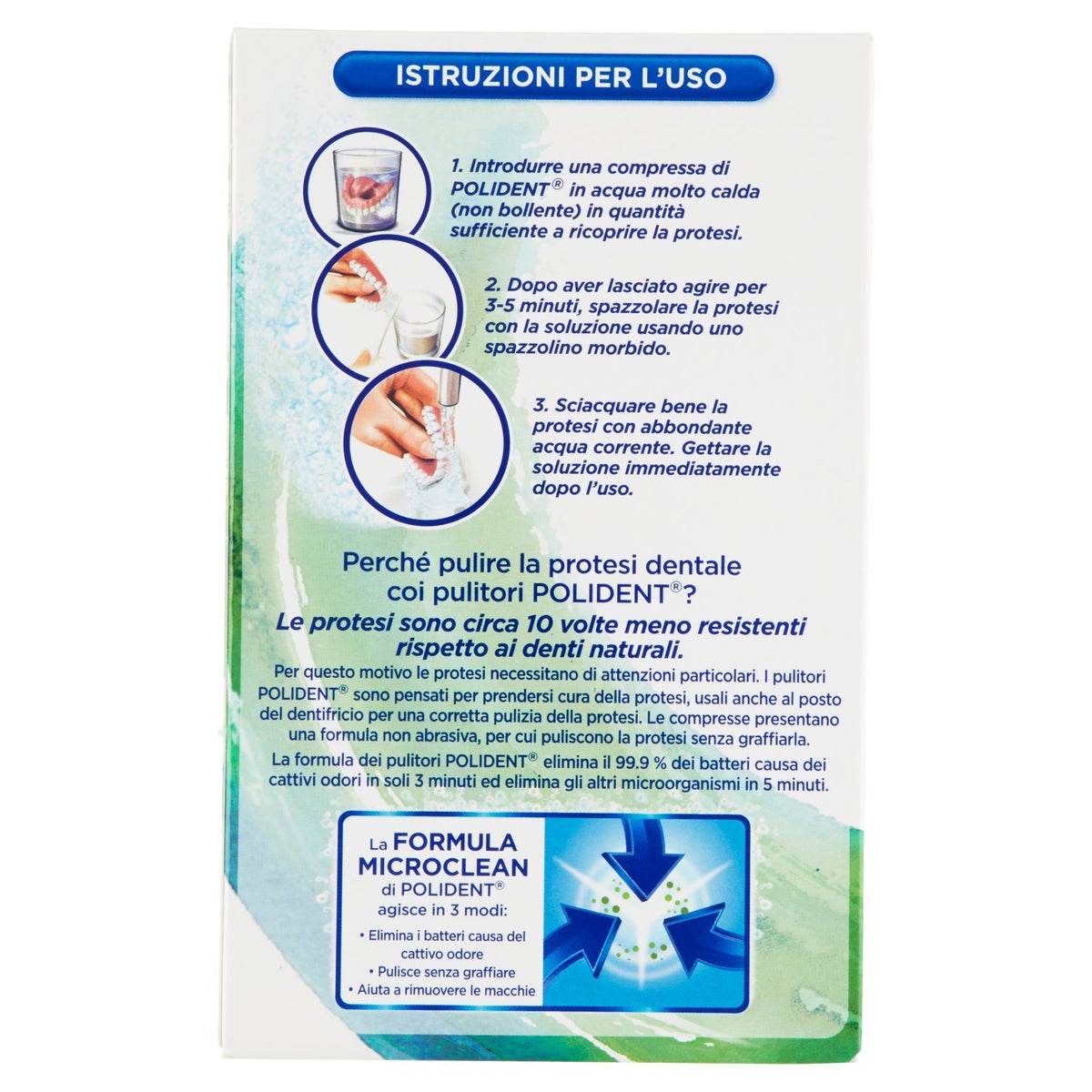 Polident Pulitore per Protesi Intensa Freschezza, 36 Compresse, 36 unità, 1