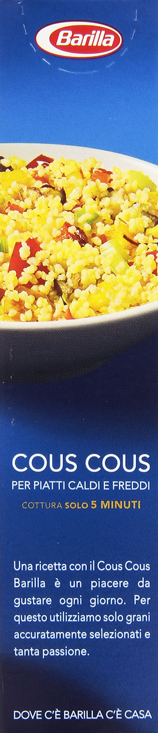 Barilla Cous Cous di Grana Media per una Cottura Veloce, Circa 7 Porzioni, - Confezione da 1.5 kg
