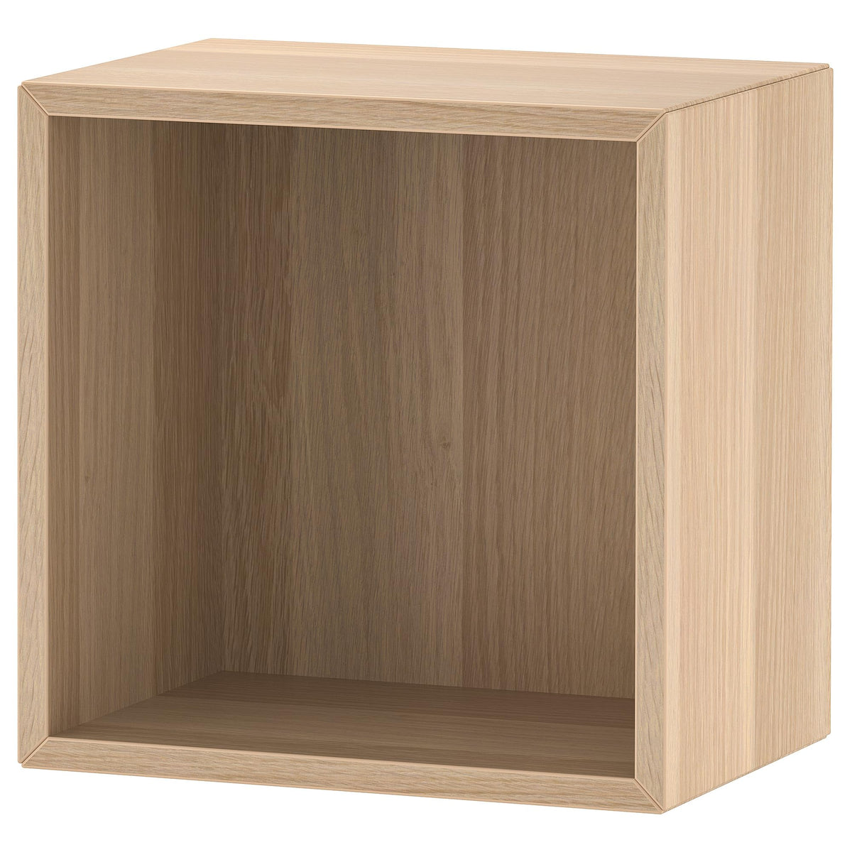 IKEA EKET - Scaffale da parete, 35 x 25 x 35 cm, effetto rovere tinto bianco